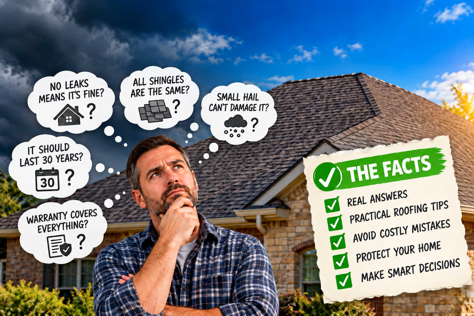 Roofing Facts-10 Common Roofing Myths Homeowners Believe and Why They're Wrong